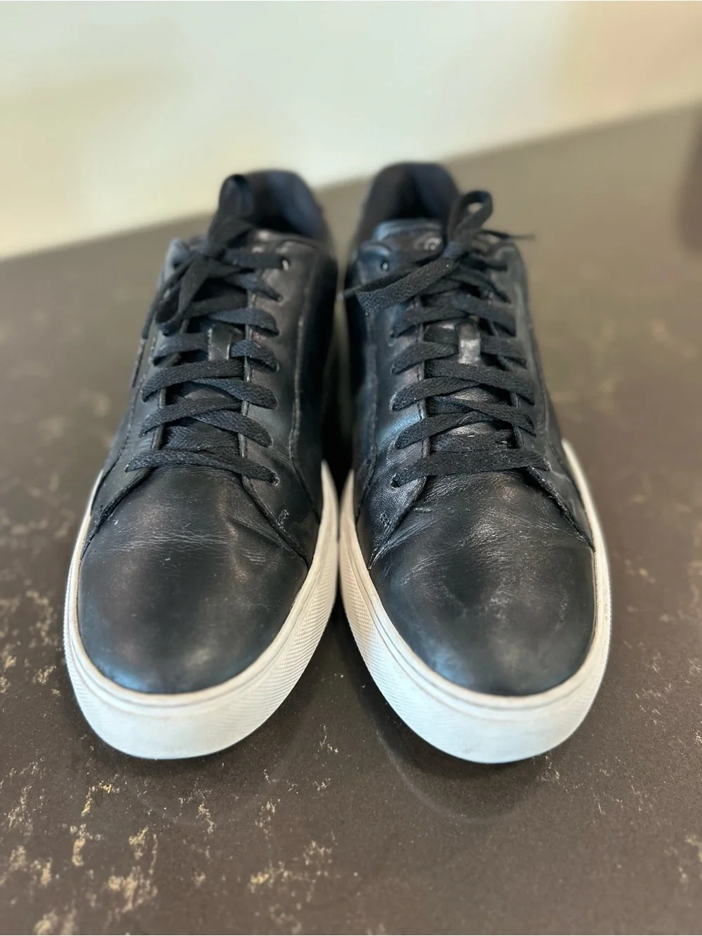 Cole Haan Mens Grand Series Jensen Black Leather Sneakers 11.5